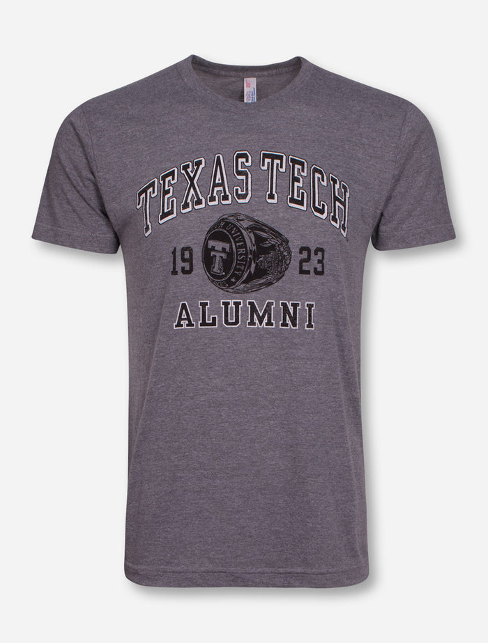 Texas Tech "Alumni Ring" Heather Grey T-Shirt