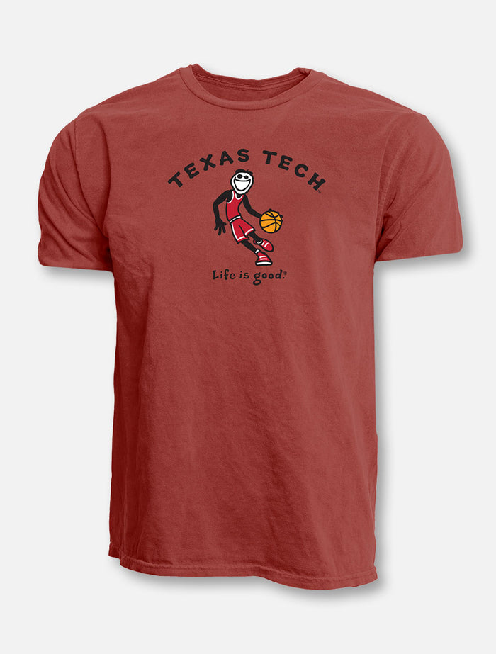 Texas Tech Red Raiders Life is Good “Basketball” T-Shirt