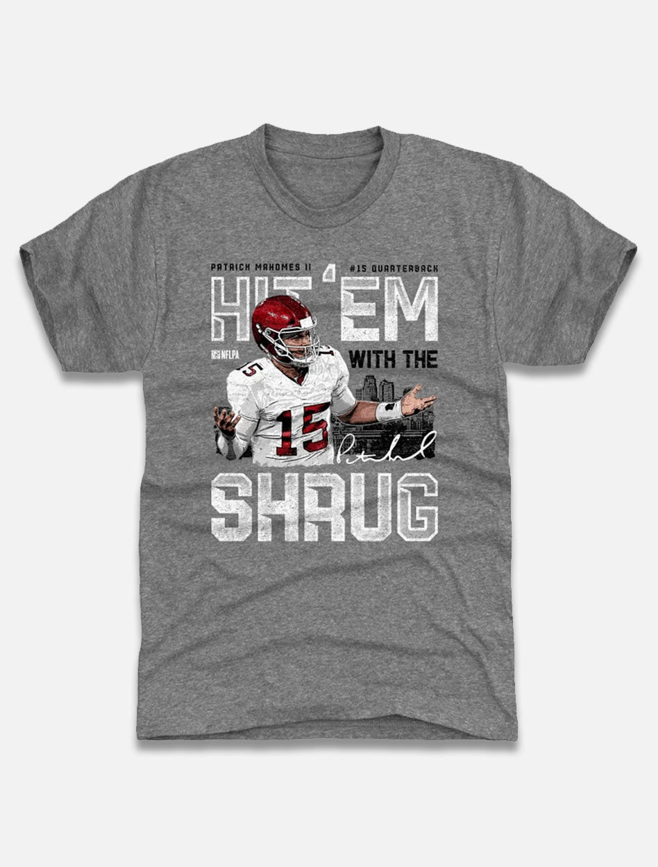 Texas Tech Red Raiders Patrick Mahomes "Shrug" T-Shirt