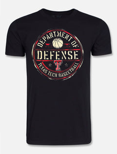 Texas Tech Red Raiders Basketball Dept Of Defense "Official Seal" T-shirt