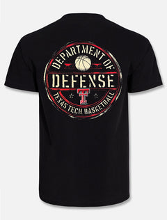 Texas Tech Red Raiders Basketball Dept Of Defense "Official Seal" POCKETED T-shirt