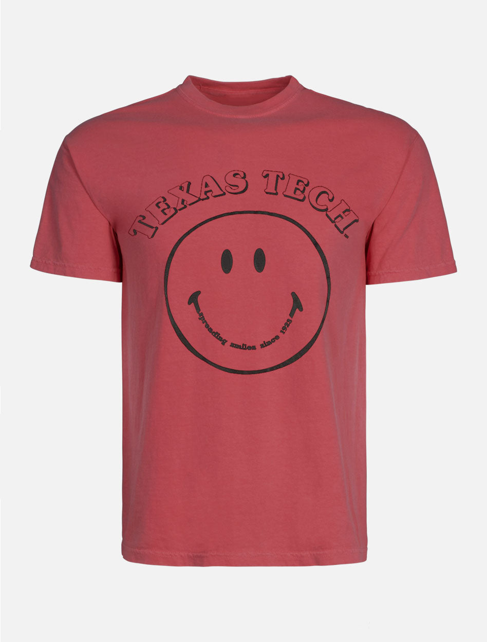 Texas Tech Red Raiders "Smiley Face" Puff Print T-Shirt