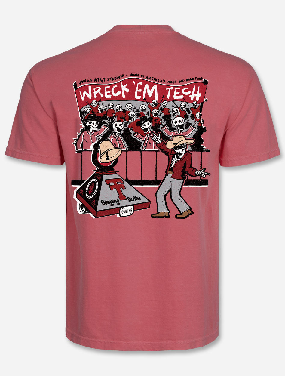 Texas Tech Red Raiders "Die Hard Fans" Crimson Comfort Color T-shirt