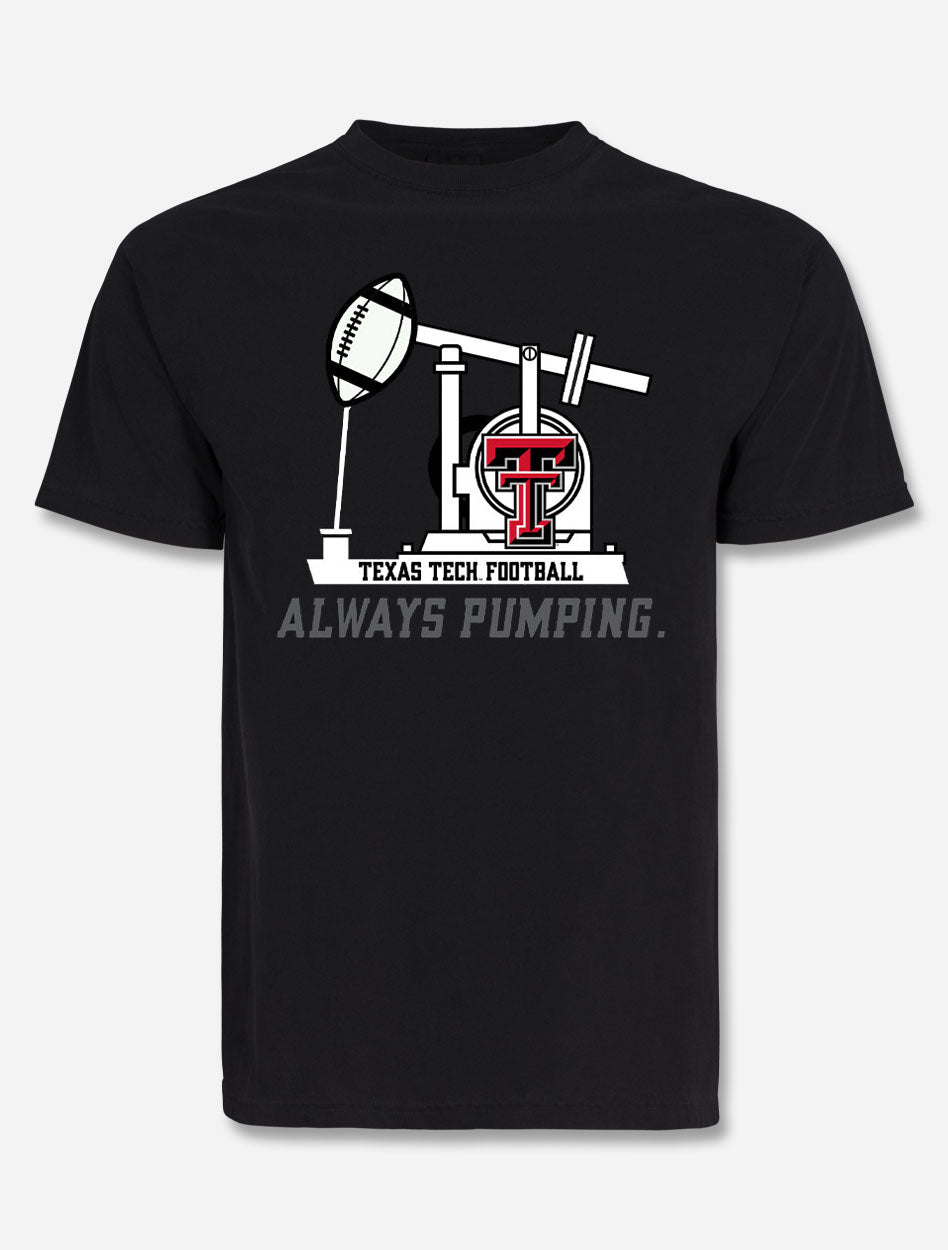 Texas Tech Football "Always Pumping" Black T-shirt
