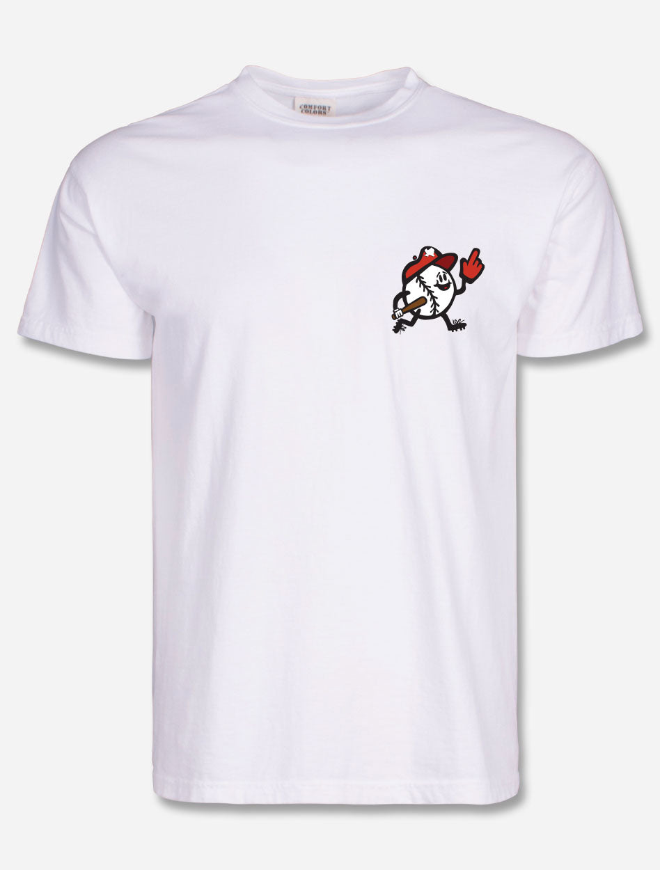 Texas Tech Red Raiders "Baseball Toon Sports" White T-Shirt