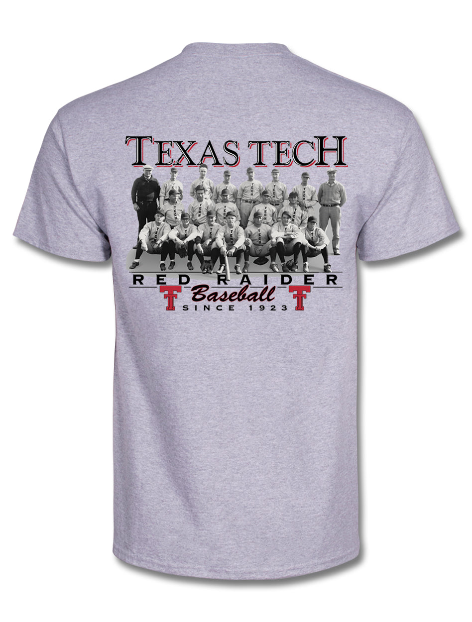 Texas Tech "Old School Baseball" Baseball T-Shirt