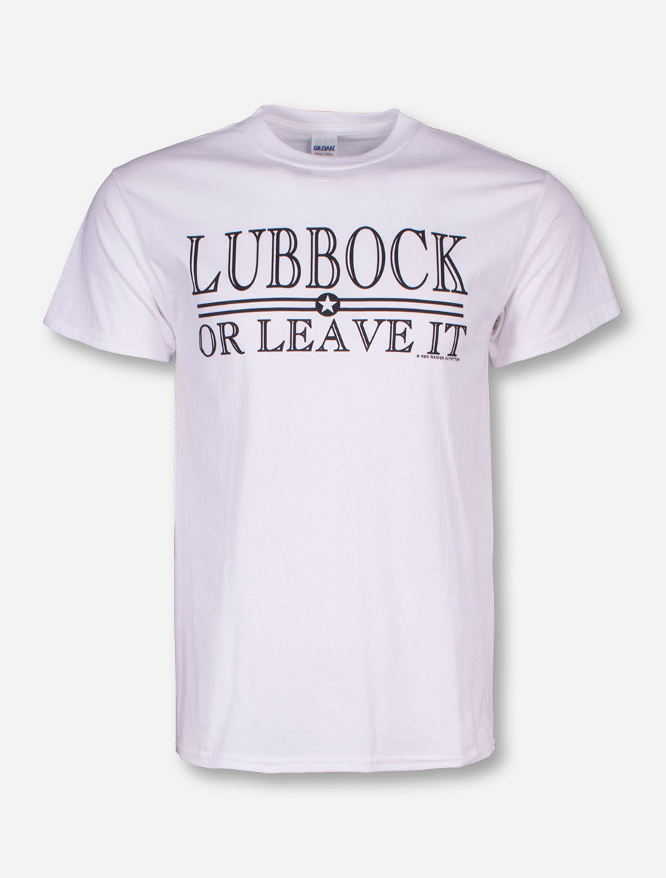 Lubbock or Leave It White Short Sleeve - Texas Tech
