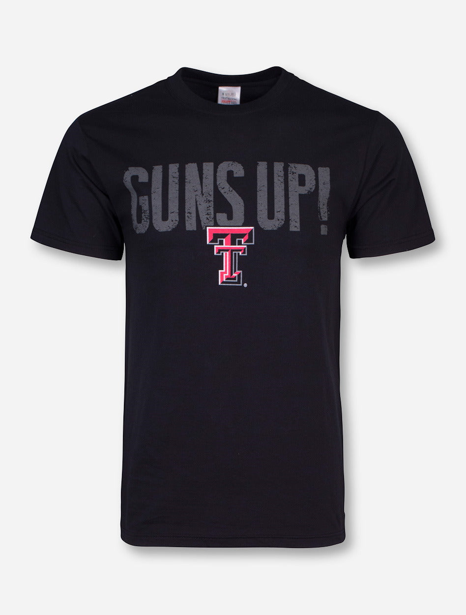 Texas Tech Red Raiders Guns Up Horns Down Black T-Shirt