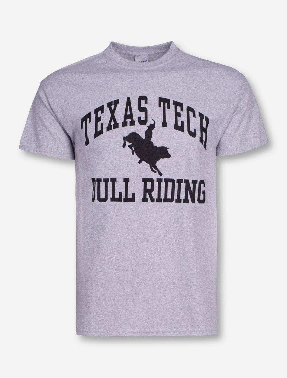 Texas Tech Bull Riding Heather Grey T-Shirt