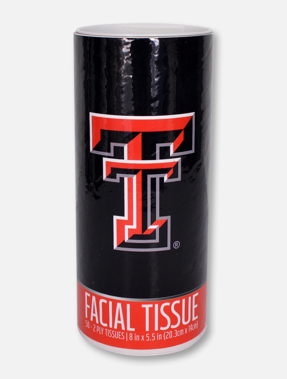 Texas Tech Red Raiders Double T 50 Count 2 Ply Facial Tissue