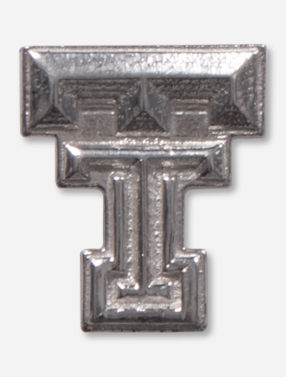 Texas Tech Double T Silver Lapel Pin
