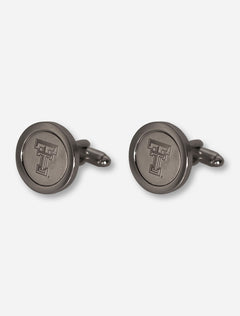 Texas Tech Double T Silver Cufflinks