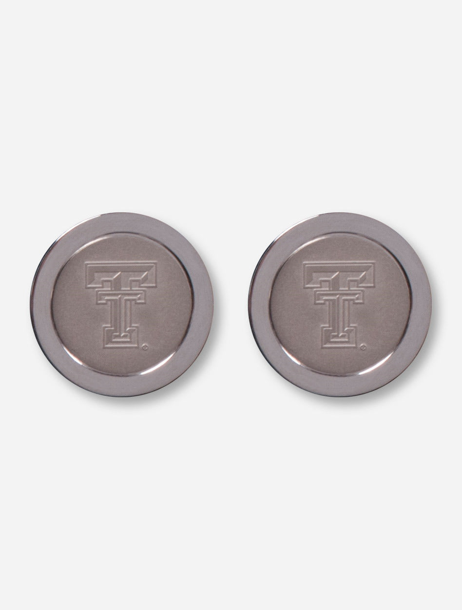 Texas Tech Double T Silver Cufflinks