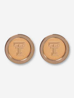 Texas Tech Double T Gold Cufflinks
