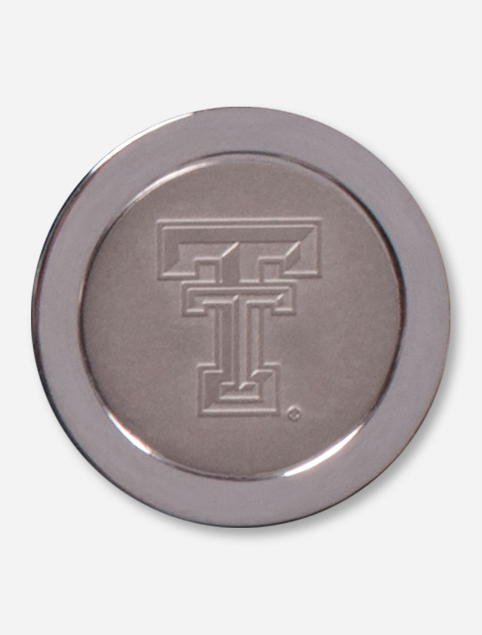 Texas Tech Double T Medallion Silver Lapel Pin