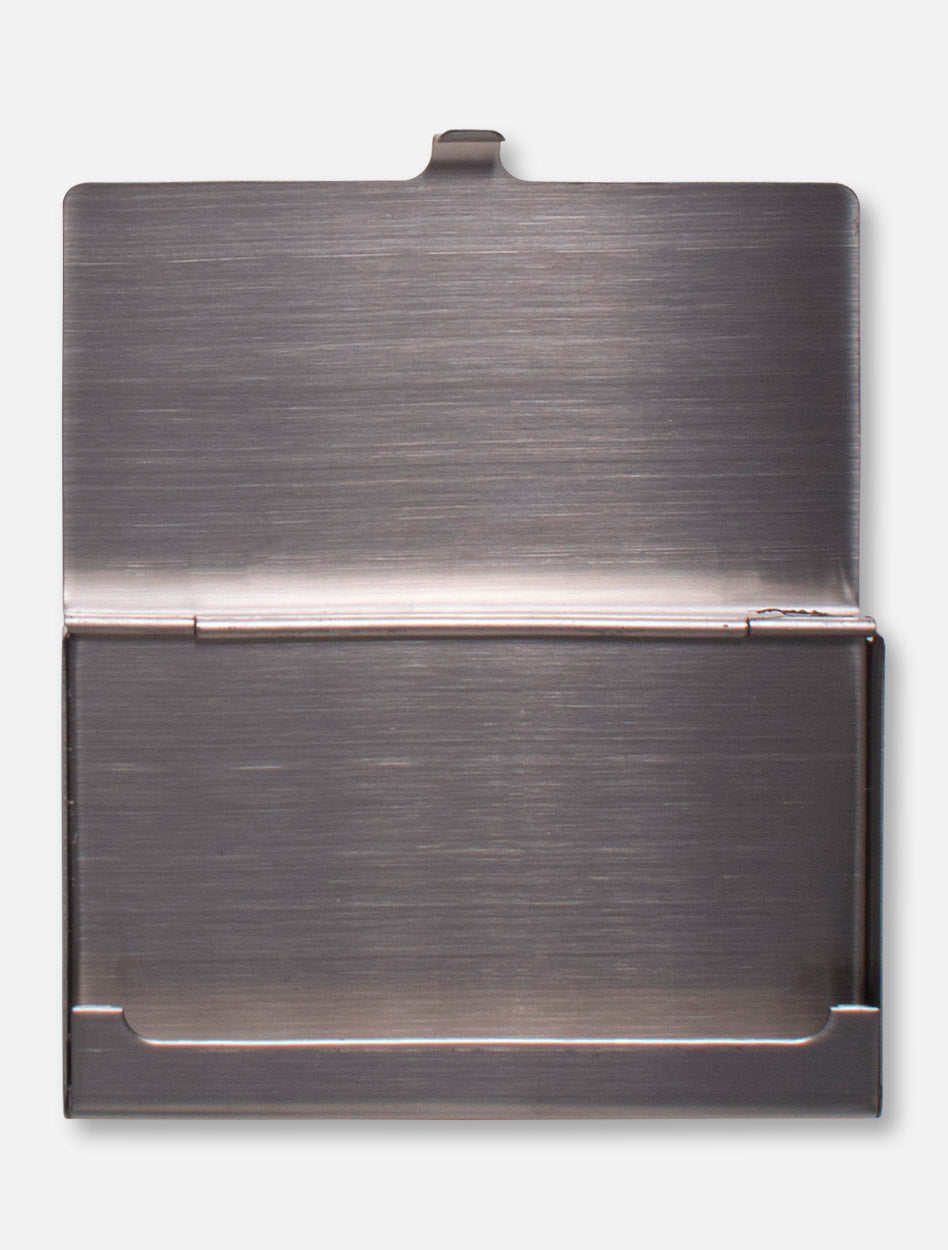 Heritage Pewter Texas Tech Silver Metal Card Case