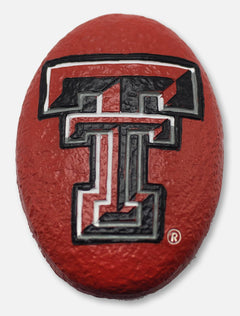 Texas Tech Red Raiders Double T Small Garden Rock Paperweight