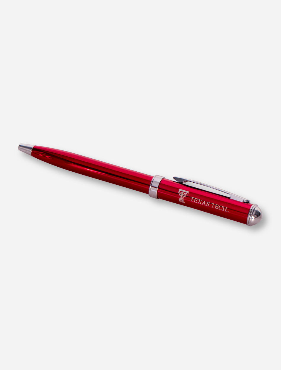 Texas Tech Metallic Click Action Gel Ink Pen