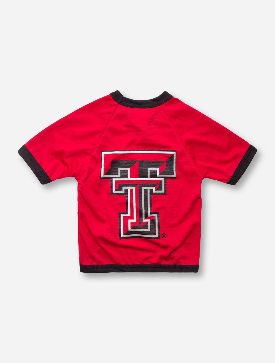 Texas Tech Double T on Red Dog Jersey