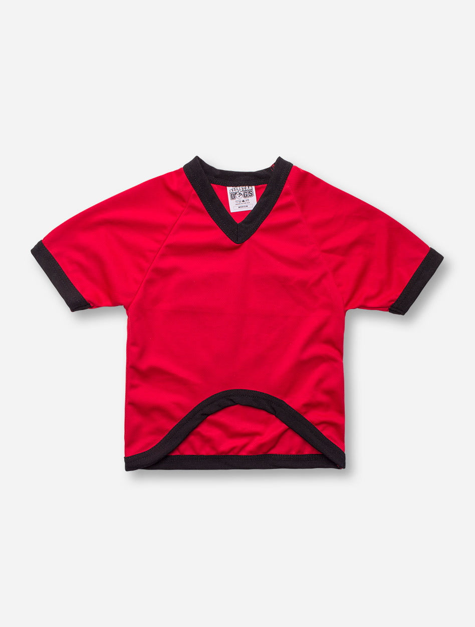 Texas Tech Double T on Red Dog Jersey