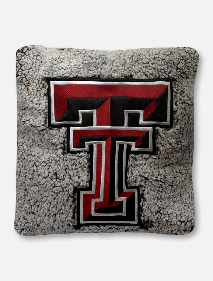 Summit Texas Tech Red Raiders Double T Sherpa Pillow