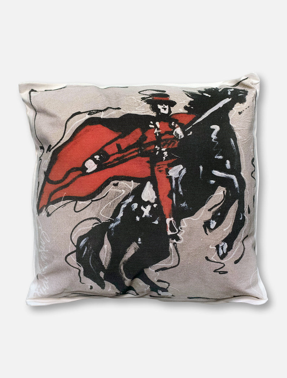 Texas Tech Red Raiders Masked Rider Cotton Pillow