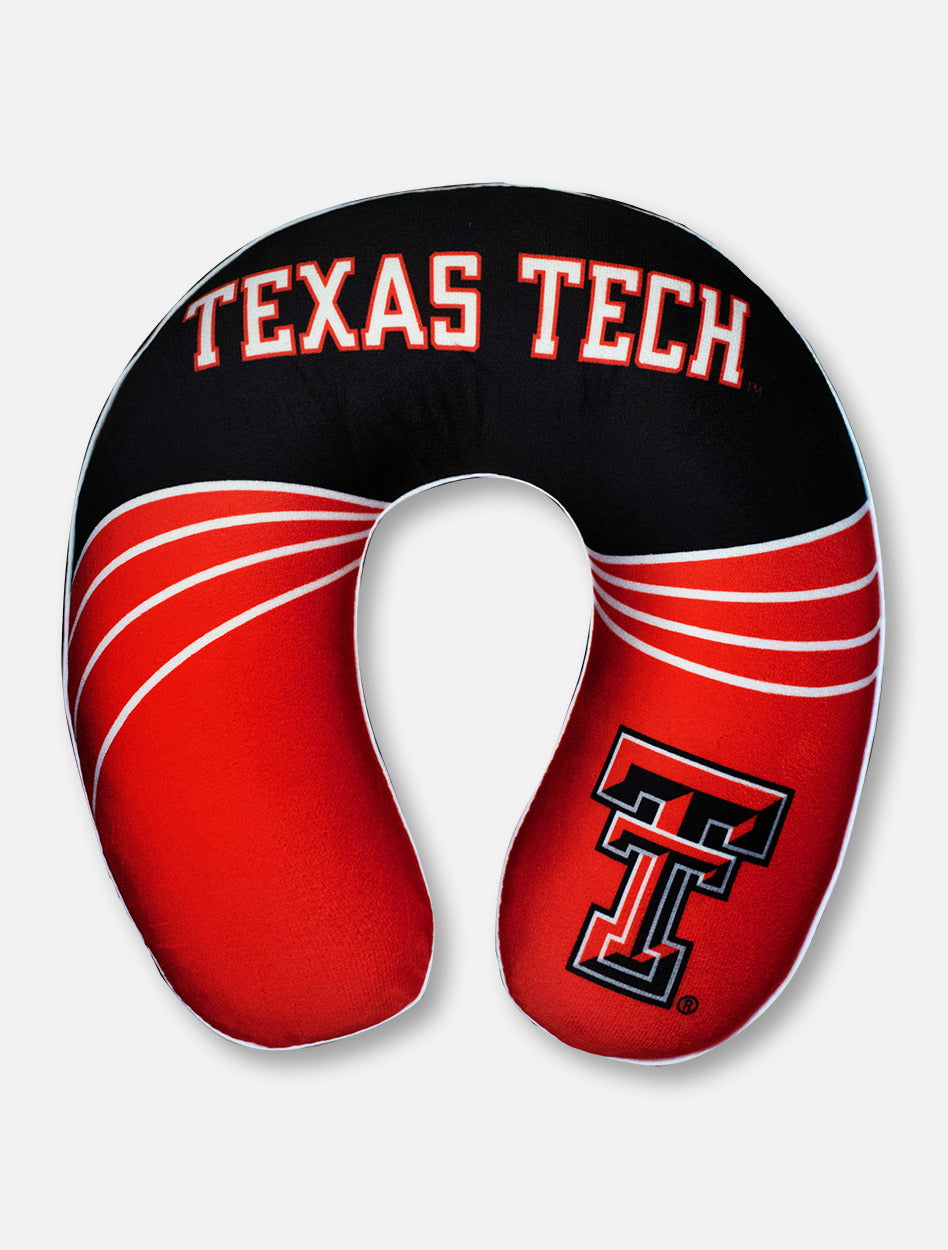Texas Tech Double T Memory Foam Travel Neck Pillow
