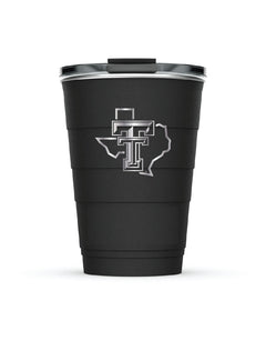 Texas Tech Pirani "Pride" 16oz Black Party Cup Tumbler