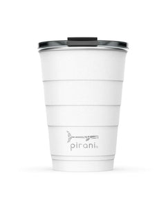Texas Tech Pirani "Throwback" 16oz White Party Cup Tumbler