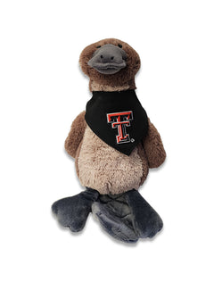 Texas Tech "Tall Tales Platypus" Stuffed Animal w/ Bandana