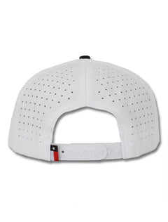 Texas Tech Dark Horse Throwback "Rearing Rider" White Sport Snapback Cap