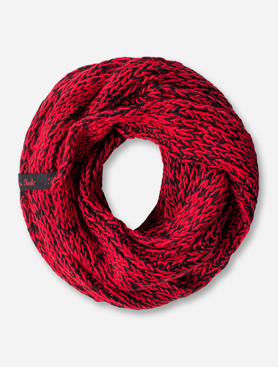 ZooZatz Texas Tech Corded Knit Infinity Scarf