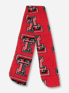 Texas Tech Grandma Pants Double T Red Fleece Scarf