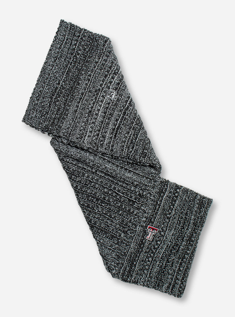 The Game Texas Tech Cable Knit Grey Infinity Scarf