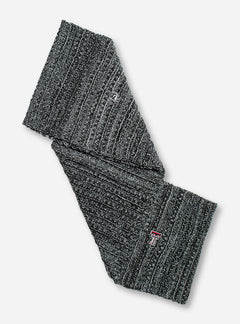 The Game Texas Tech Cable Knit Grey Infinity Scarf