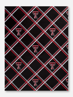 Texas Tech Plaid Double T Wrapping Paper