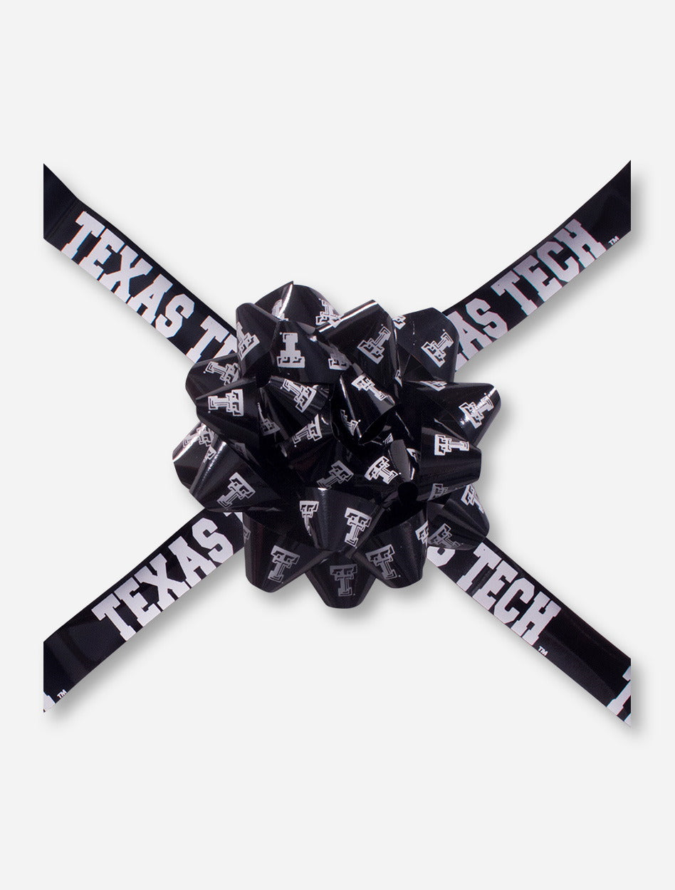 Texas Tech Black Double T Ribbon and Bow Combo Set