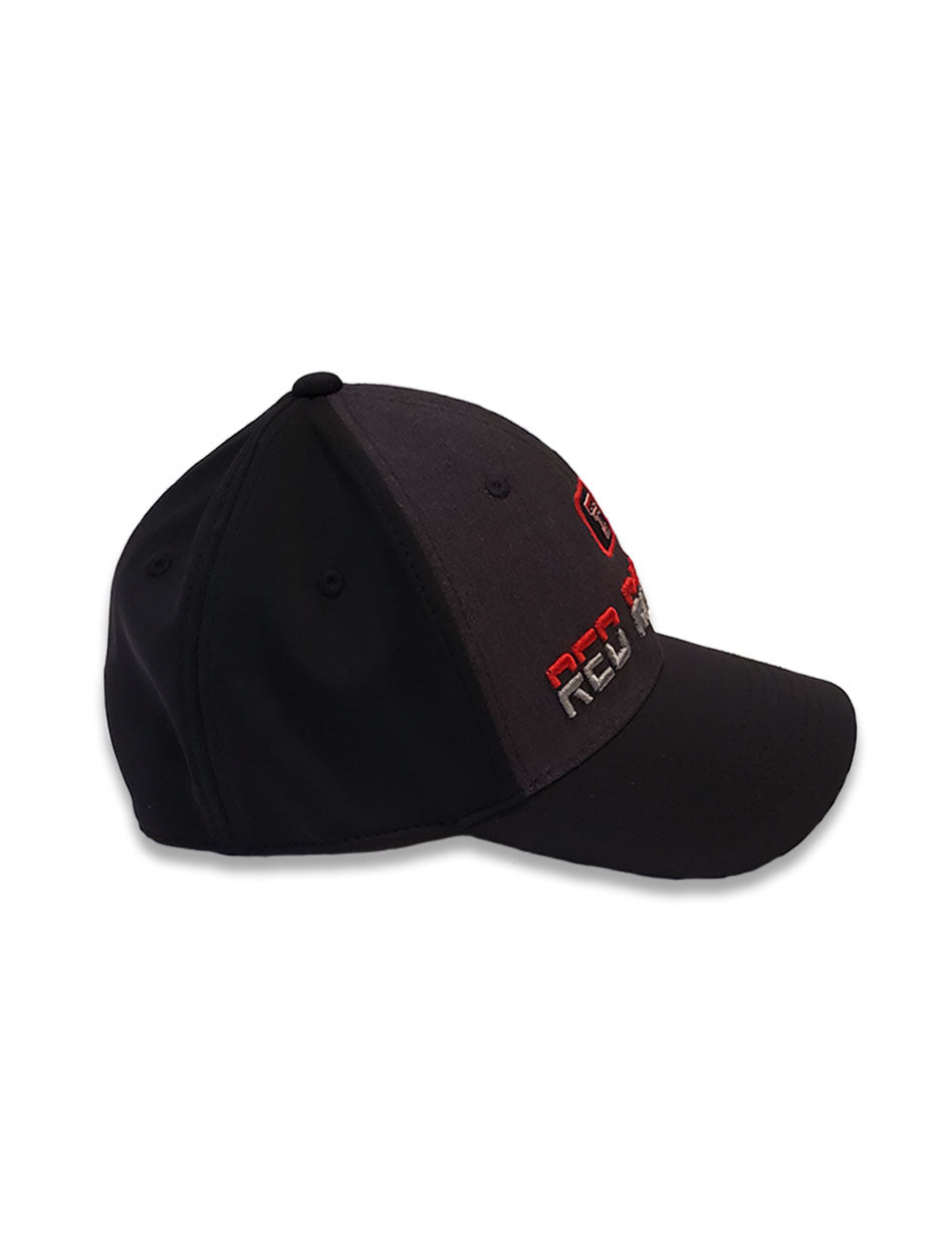 Top of the World Texas Tech Red Raiders Double T "Tag" Patch Over Two-Tone Stretch Fit Cap