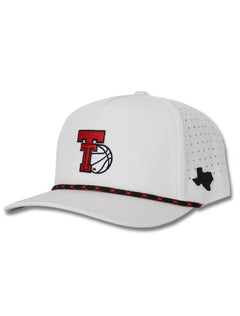 Dark Horse "Basketball Throwback" White Corded Sport Snapback
