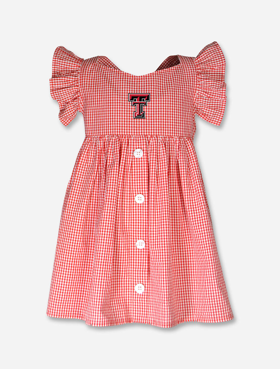 Texas Tech Red Raiders Toddler "Jada" Gingham Dress