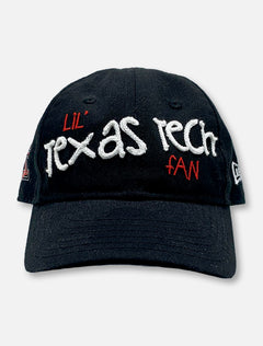New Era Texas Tech Red Raiders "Lil' Fan" Black Stretch Fit Cap