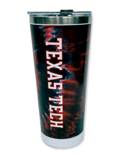 Texas Tech Team Color Tie Dye 24 oz Travel Tumbler