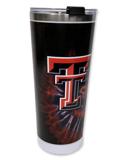 Texas Tech Team Color Tie Dye 24 oz Travel Tumbler