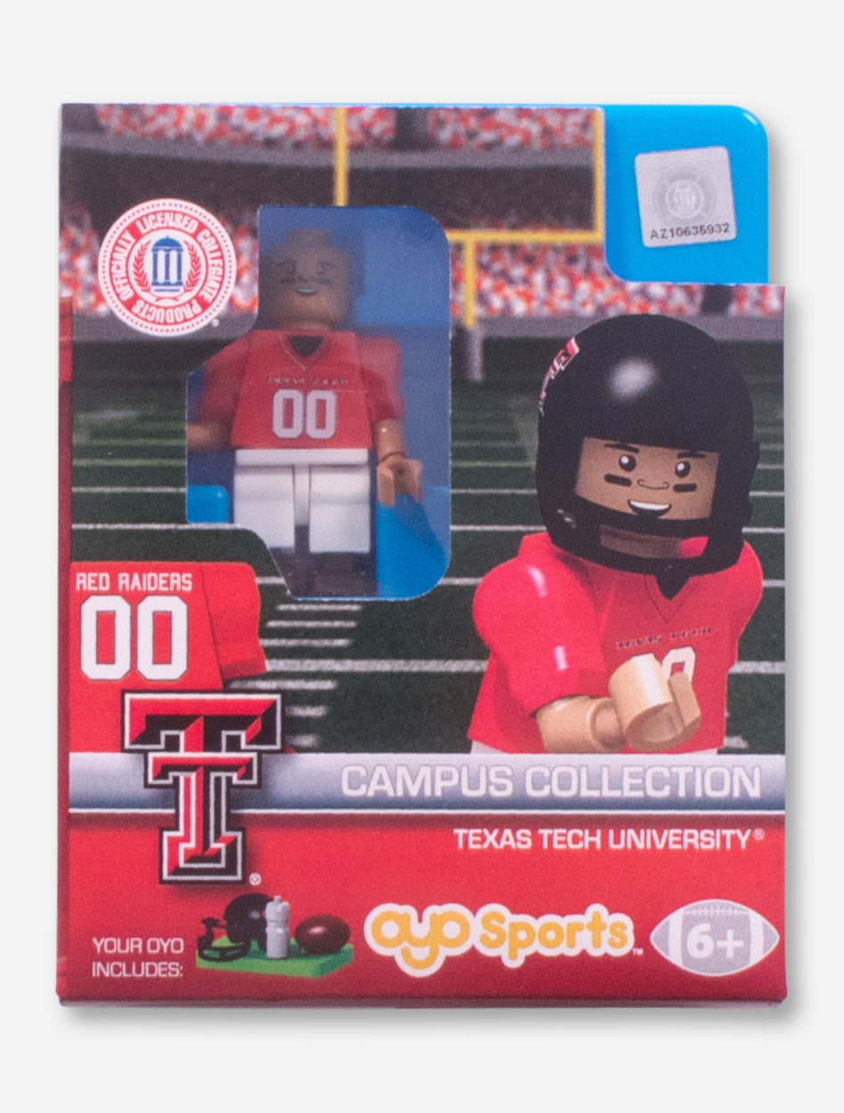 Texas Tech Lego Compatible #00 Campus Collection Minifigure