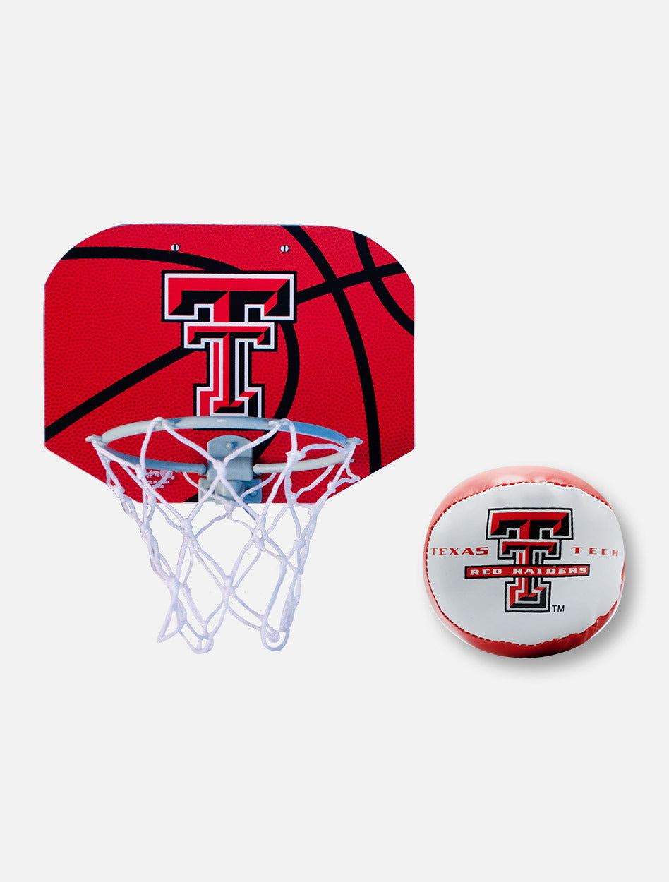 Texas Tech Red Raiders Indoor Basketball Hoop & Ball Set