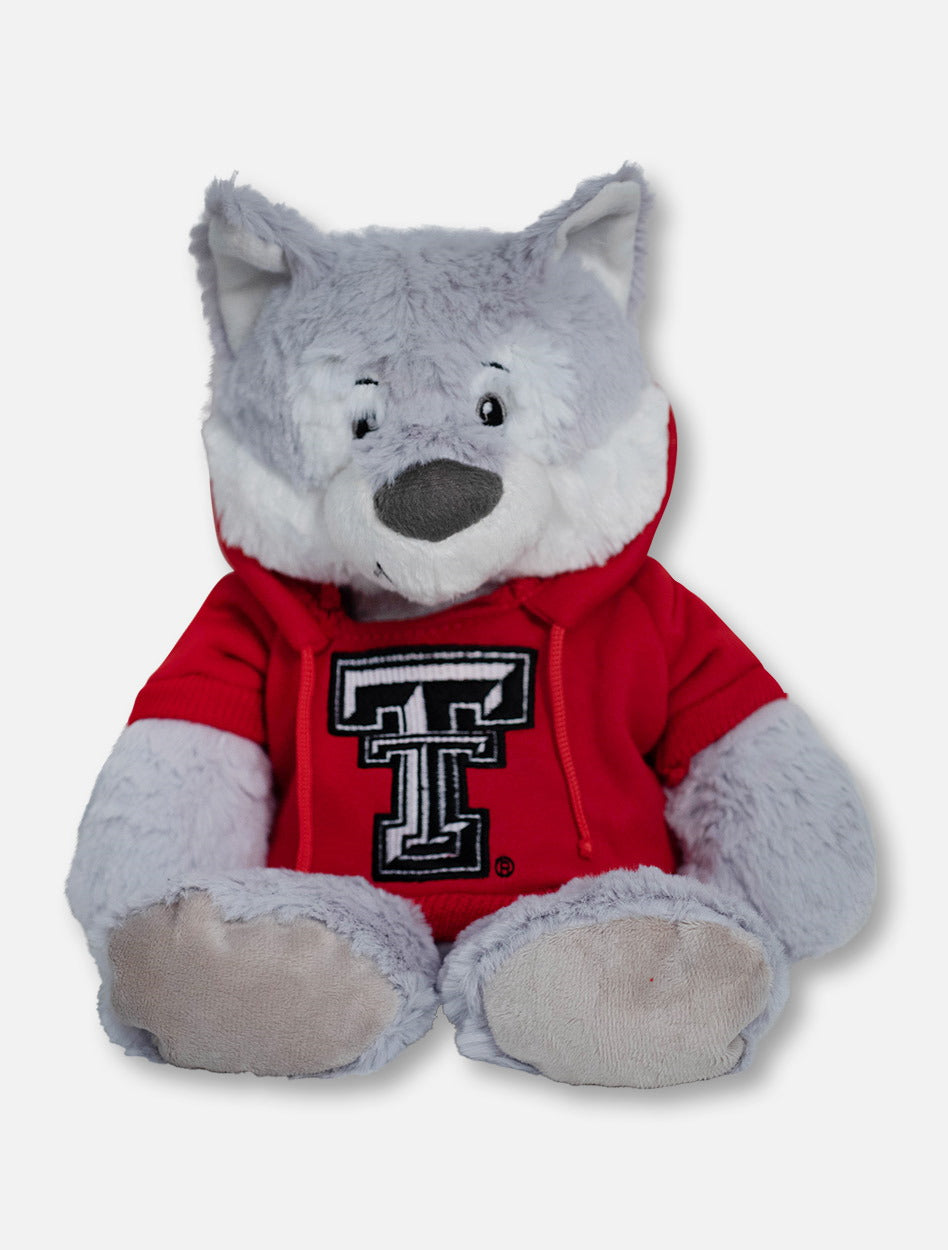 Texas Tech Red Raiders Wolf "Snugglerz"  with Double T Hoodie Plush Toy