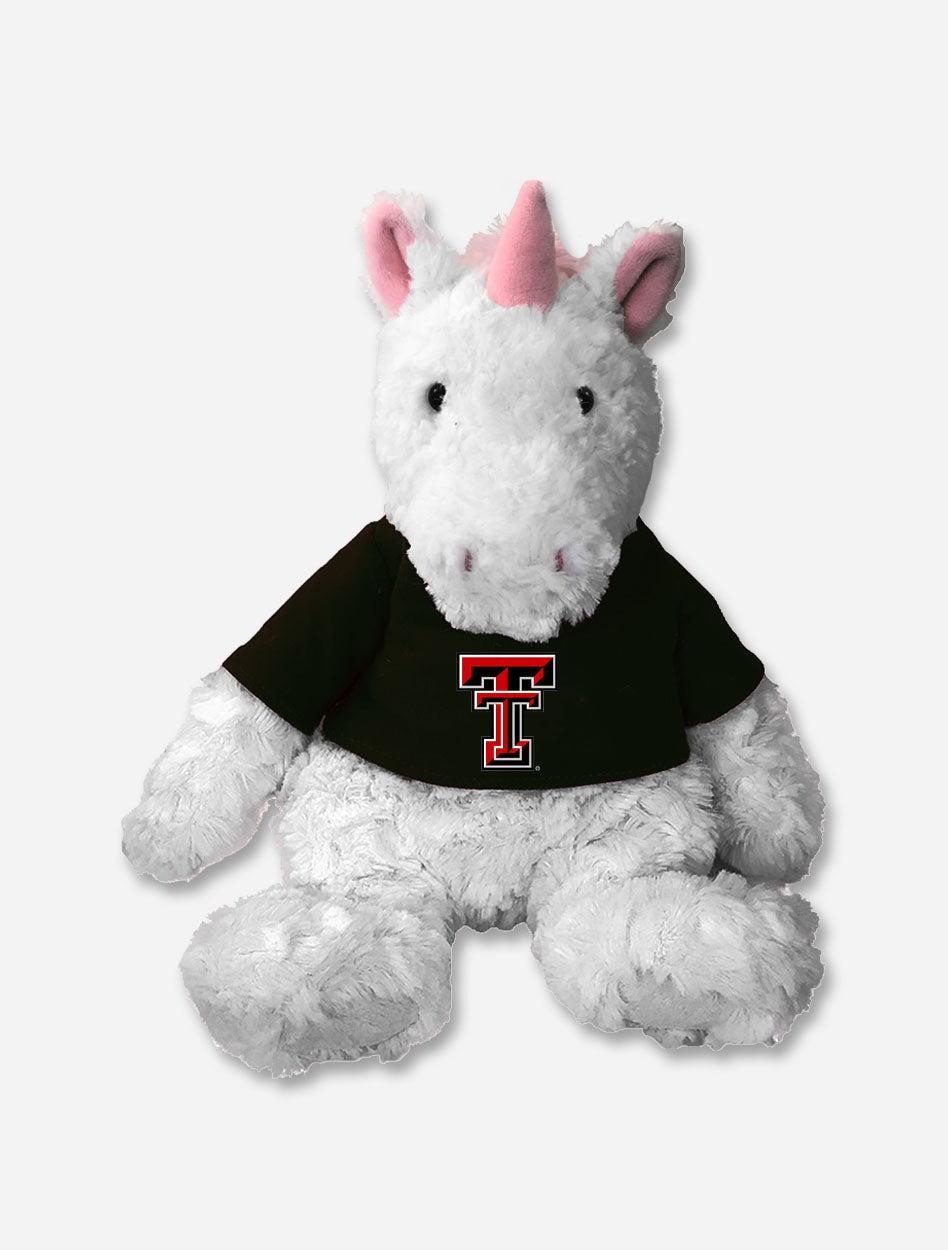 Texas Tech Red Raiders Cuddle Buddy White Unicorn Plush Animal