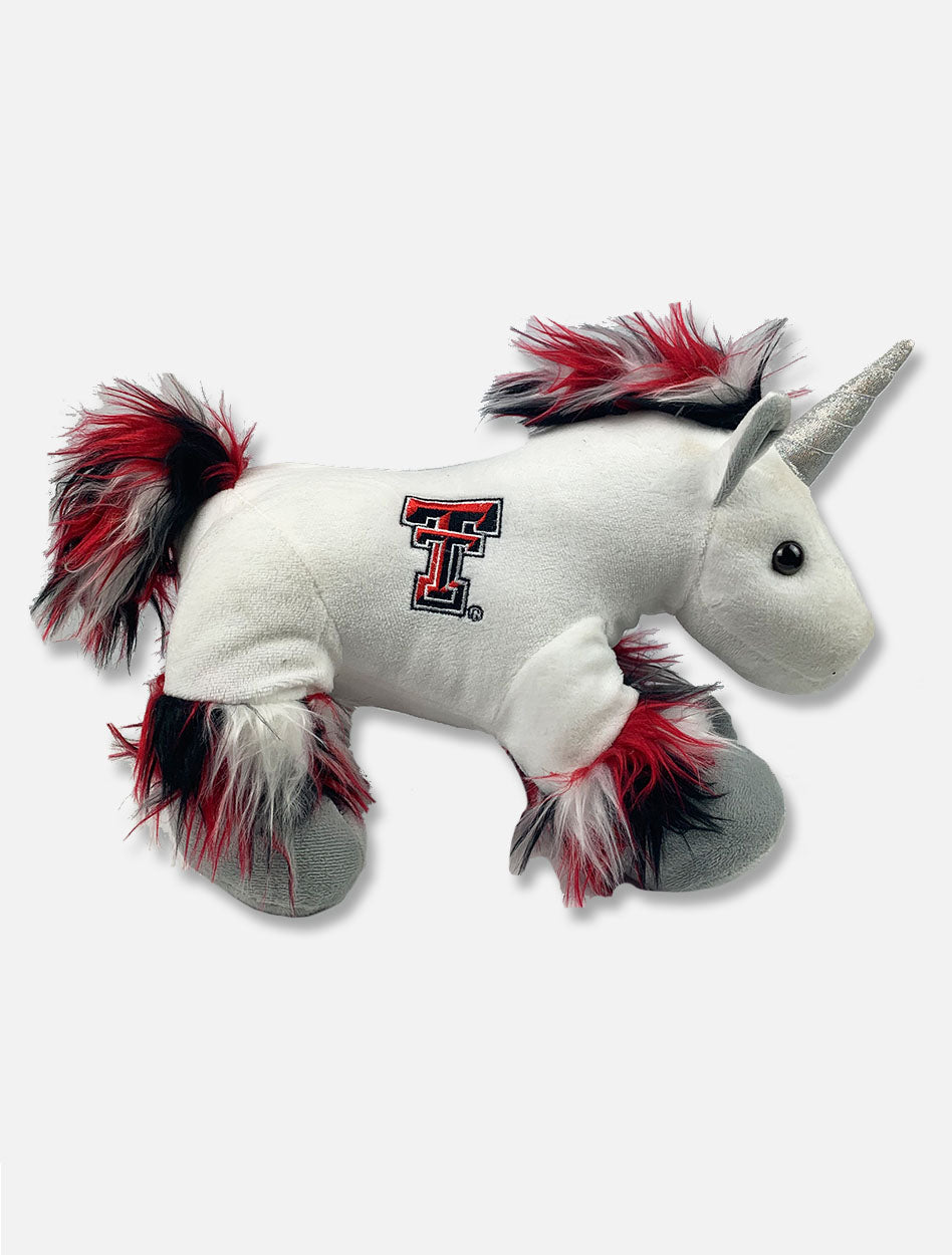 Texas Tech Red Raiders "Fuzzy Unicorn" in Red & Black Plush Toy
