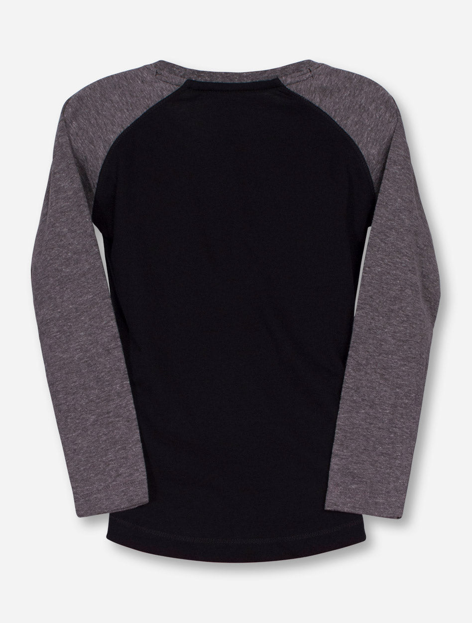 Garb Texas Tech "Courtney" TODDLER Black and Grey Long Sleeve Shirt