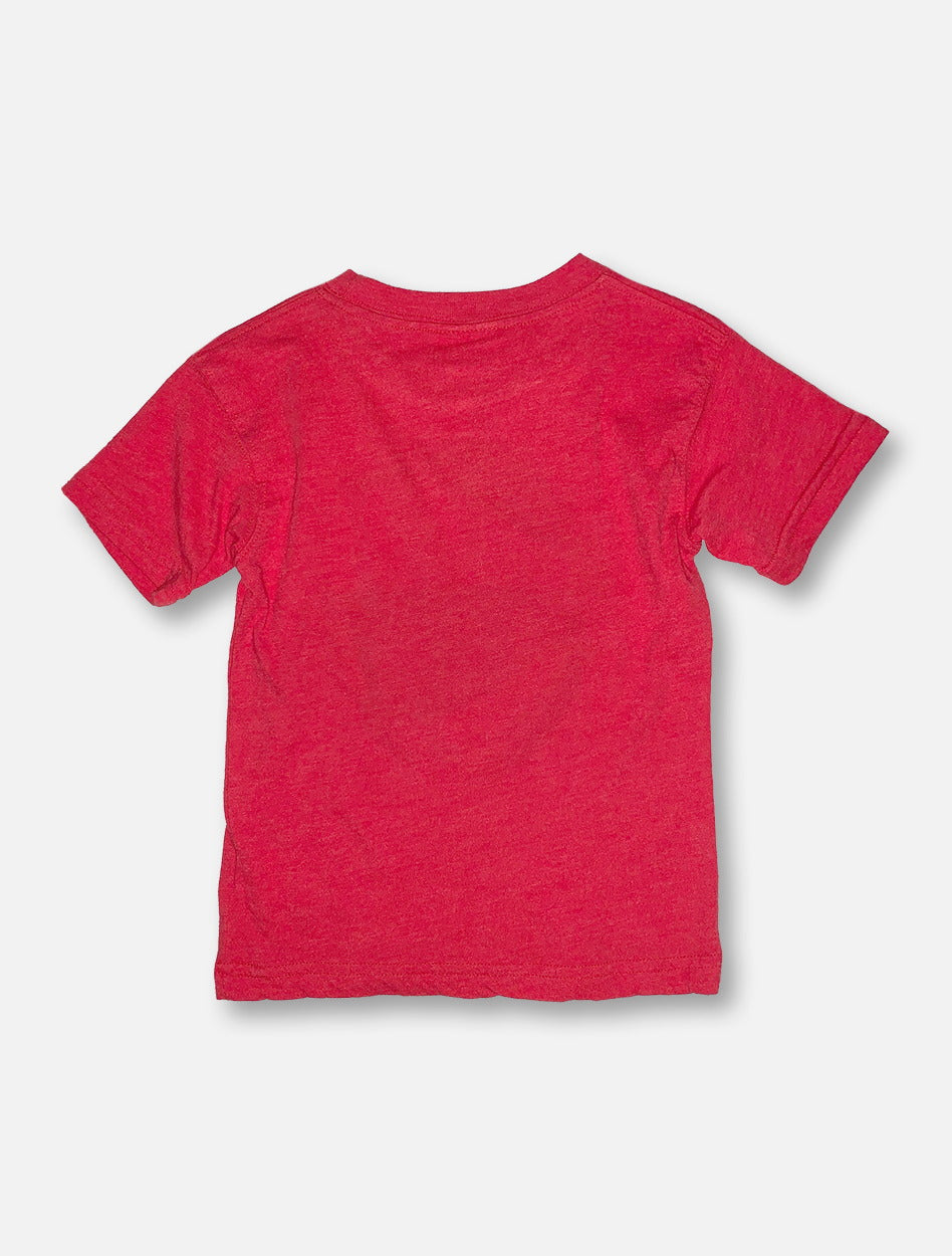 Texas Tech TODDLER Puff Print Red Basketball T-Shirt
